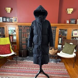 Banana Republic Black Puffer Coat